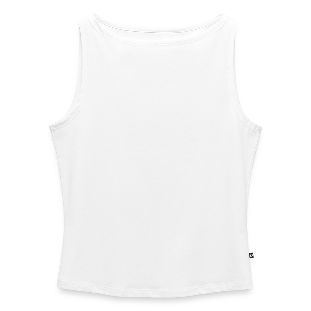 Vrouwen tanktop met U-hals - wit