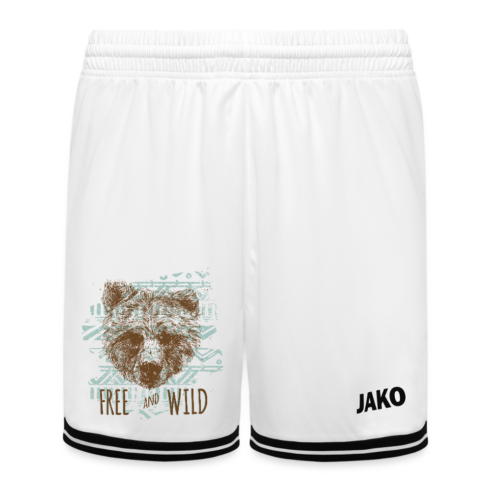 JAKO Kinderbasketbalshort Center 2.0 - wit/zwart
