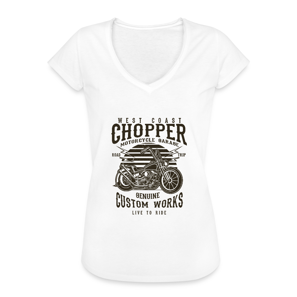 Vrouwen Vintage T-shirt - wit