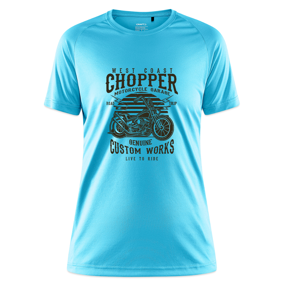 CRAFT Core Unify vrouwen training-T-shirt - hawaïblauw