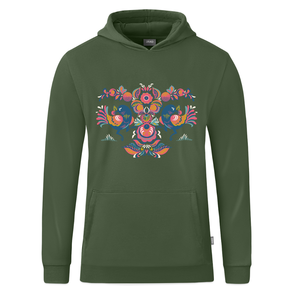 JAKO Kinderhoodie Organic - dennengroen