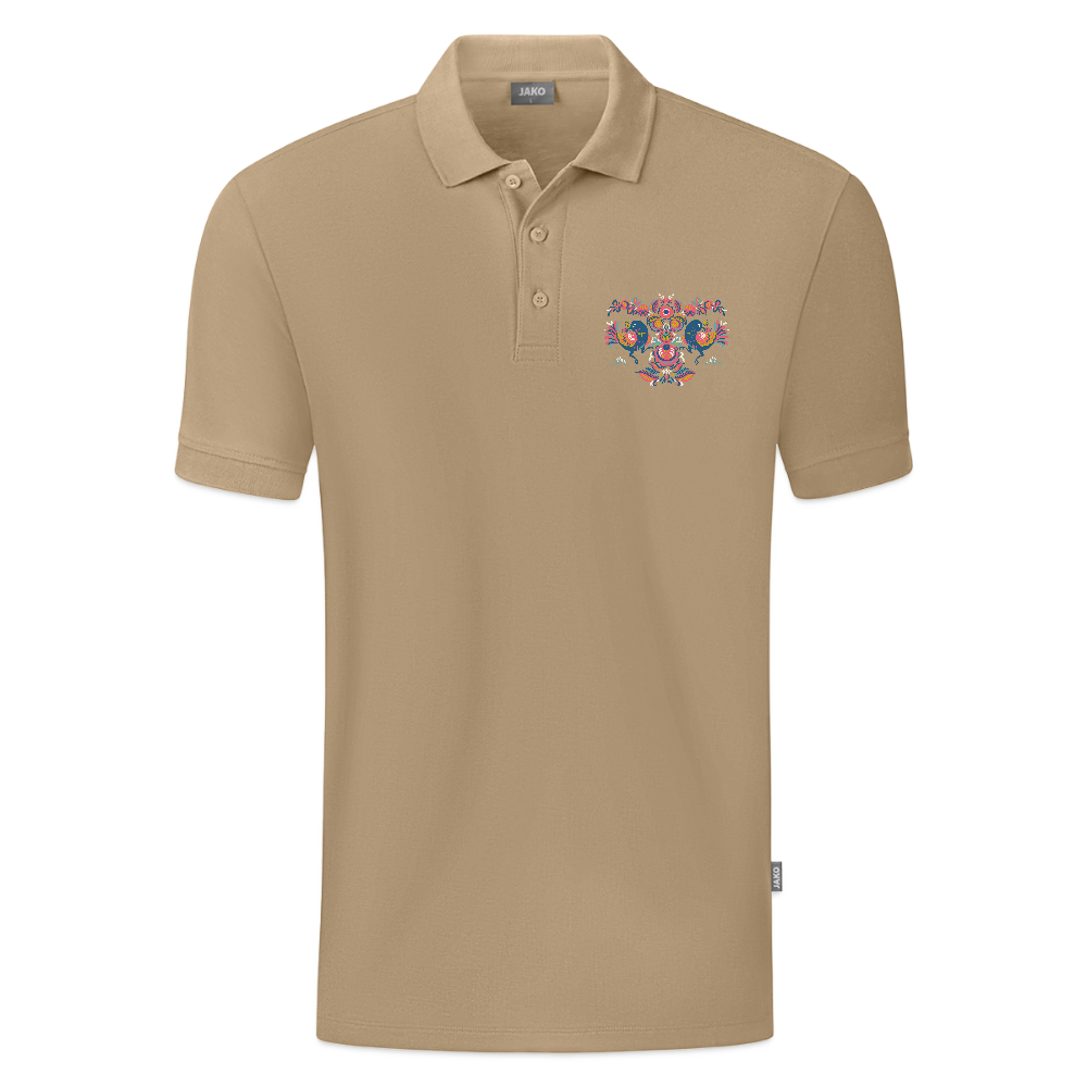 JAKO Mannen Polo Organic - beige