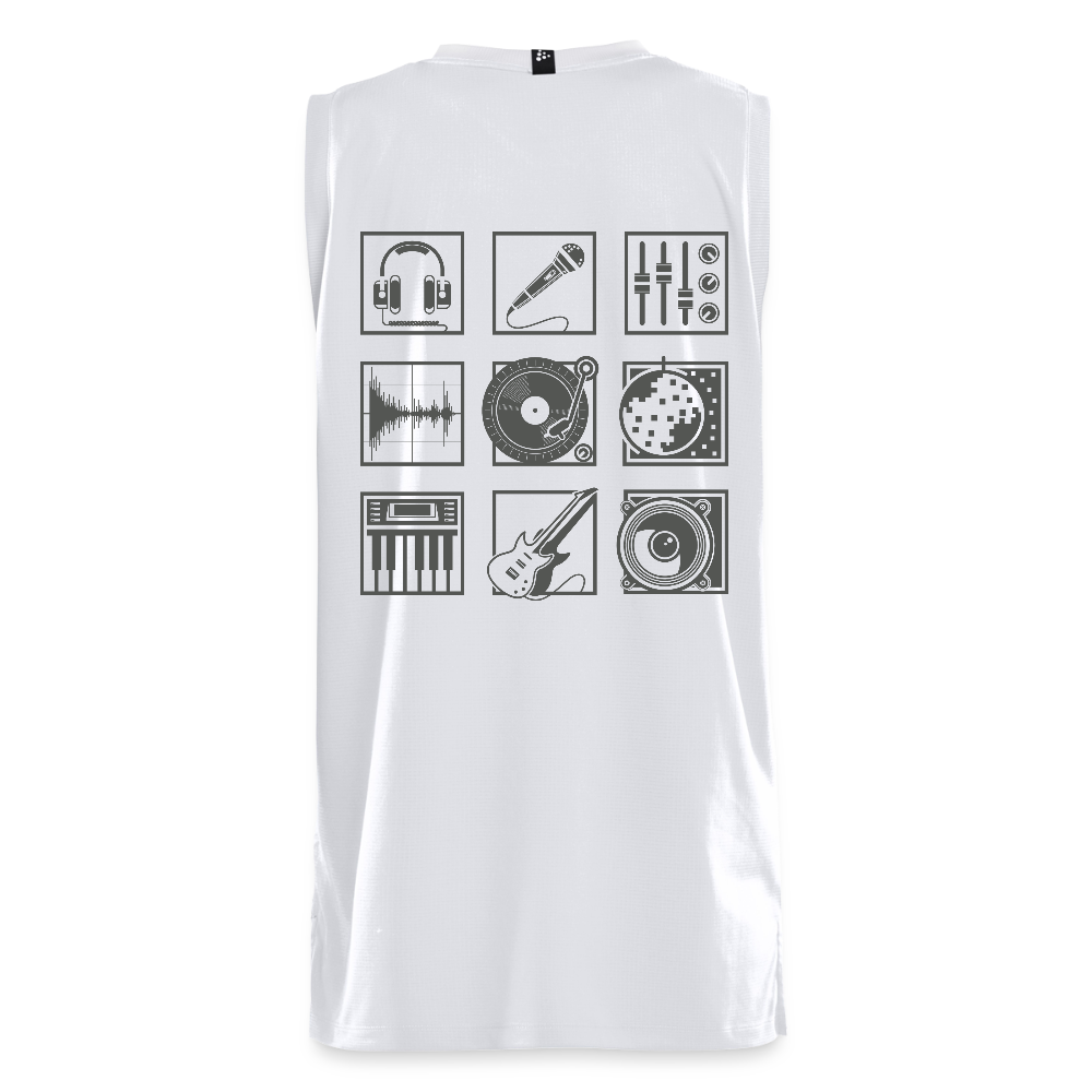 CRAFT Progress teenager basketbalshirt - wit