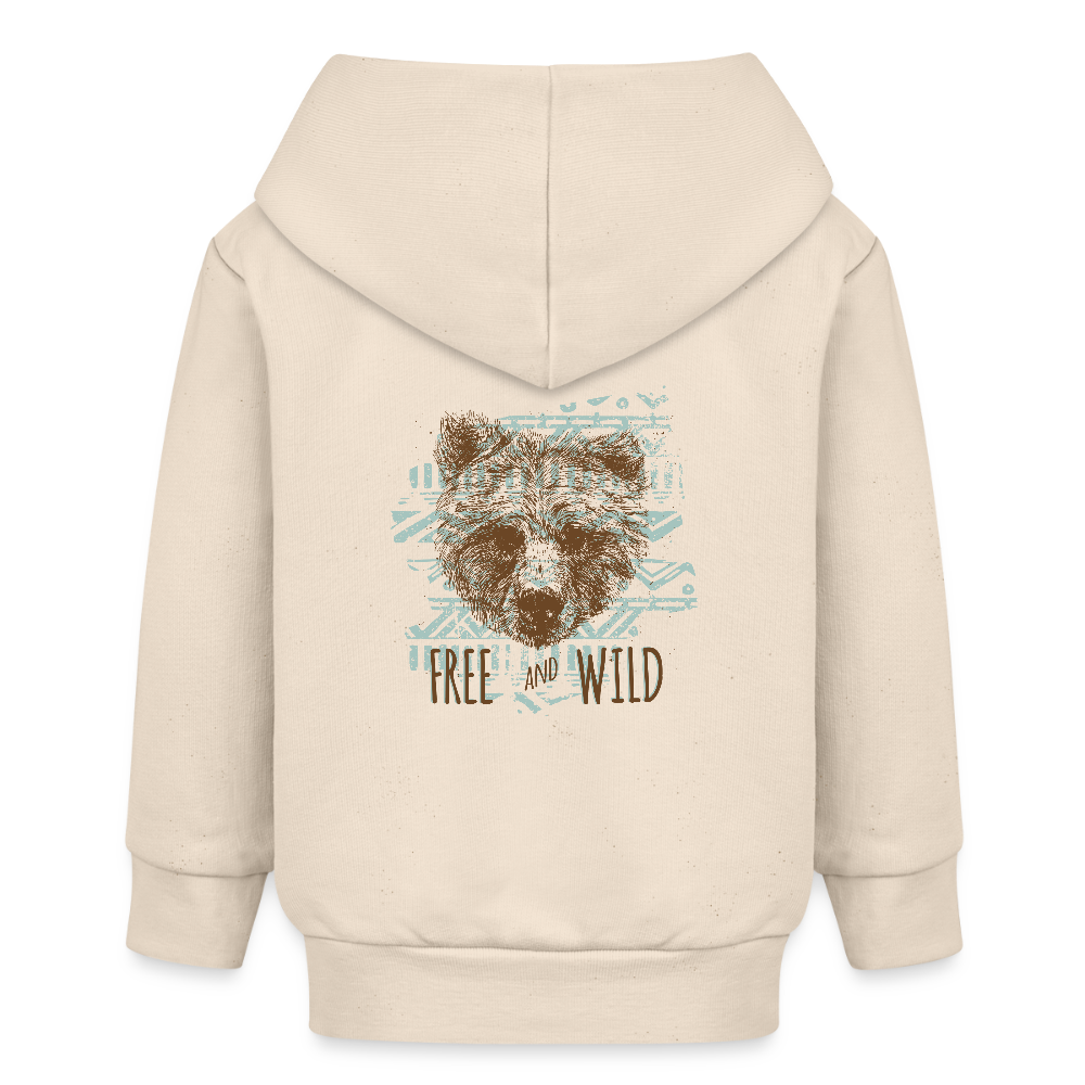Stanley/Stella Bio zip-hoodie BABY CONNECTOR - witgrijs