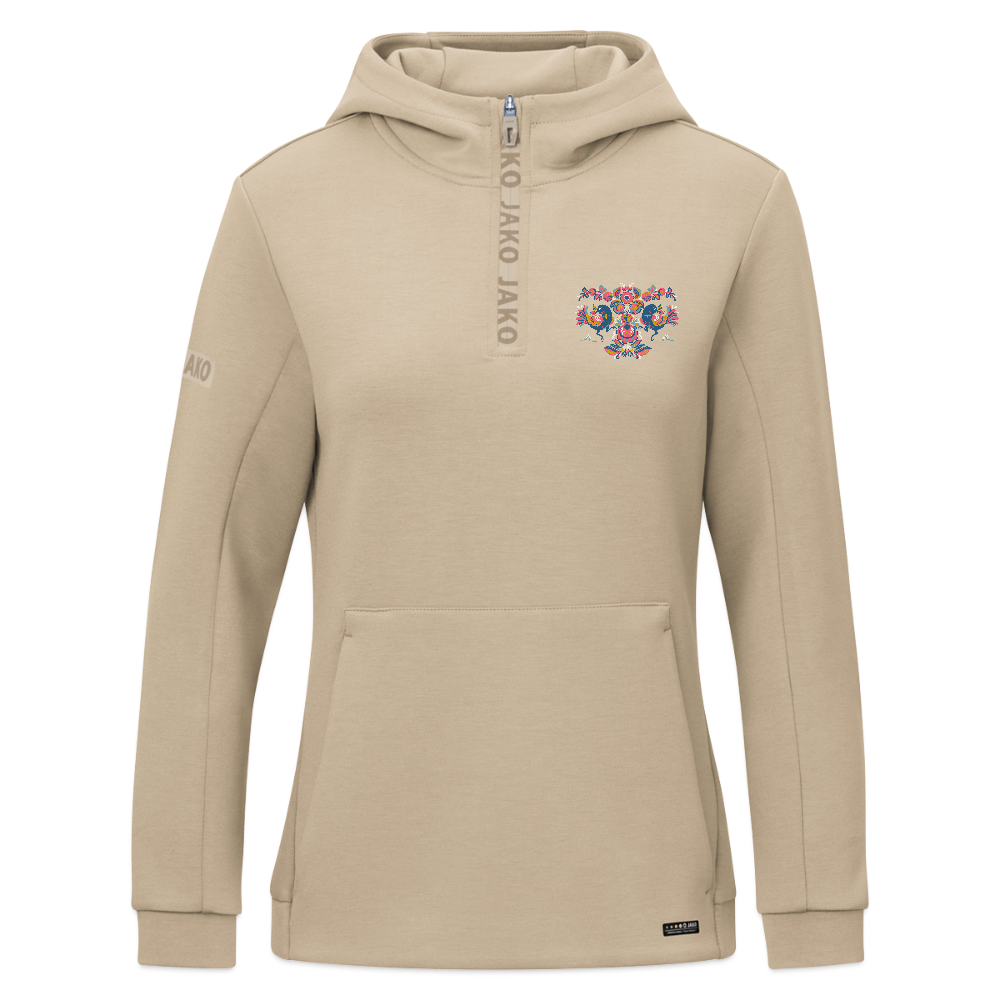 JAKO Vrouwen ziphoodie Pro Casual - beige