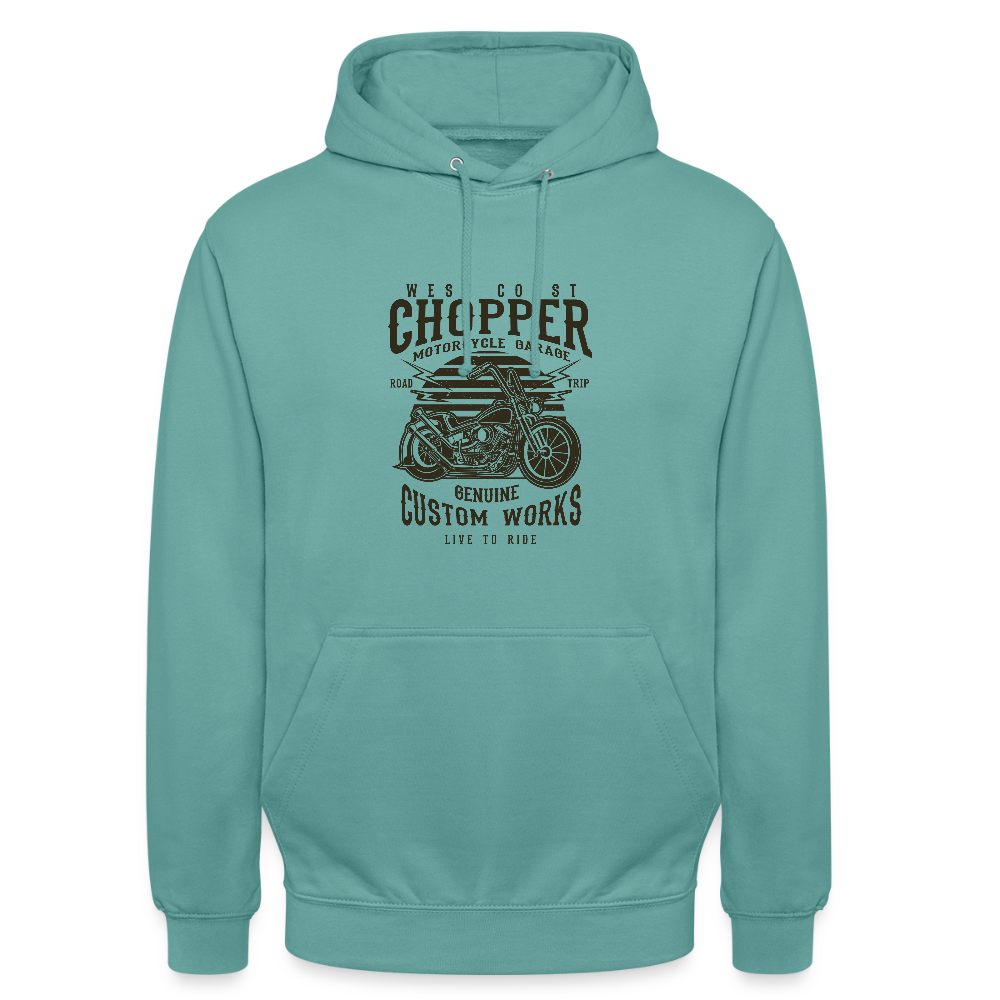 Hoodie unisex - pastel-turquoise