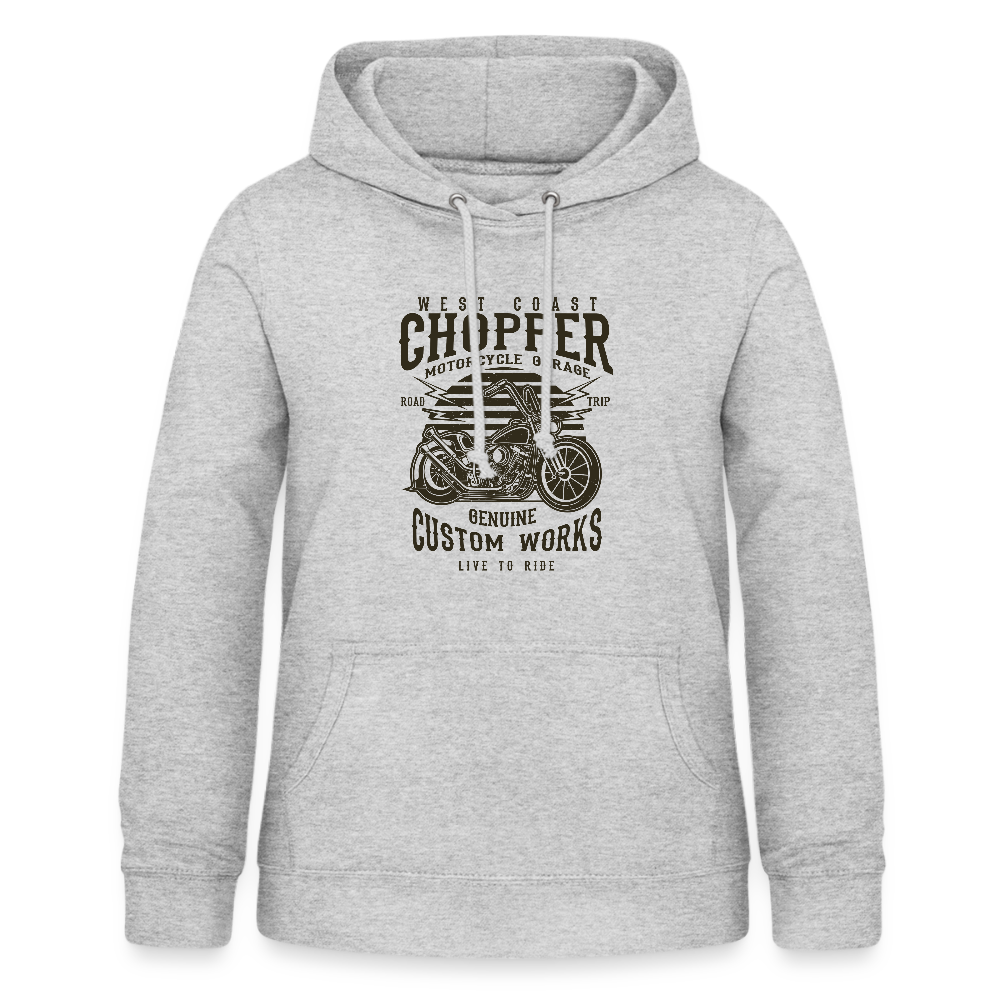 Vrouwen hoodie - lichtgrijs gemêleerd