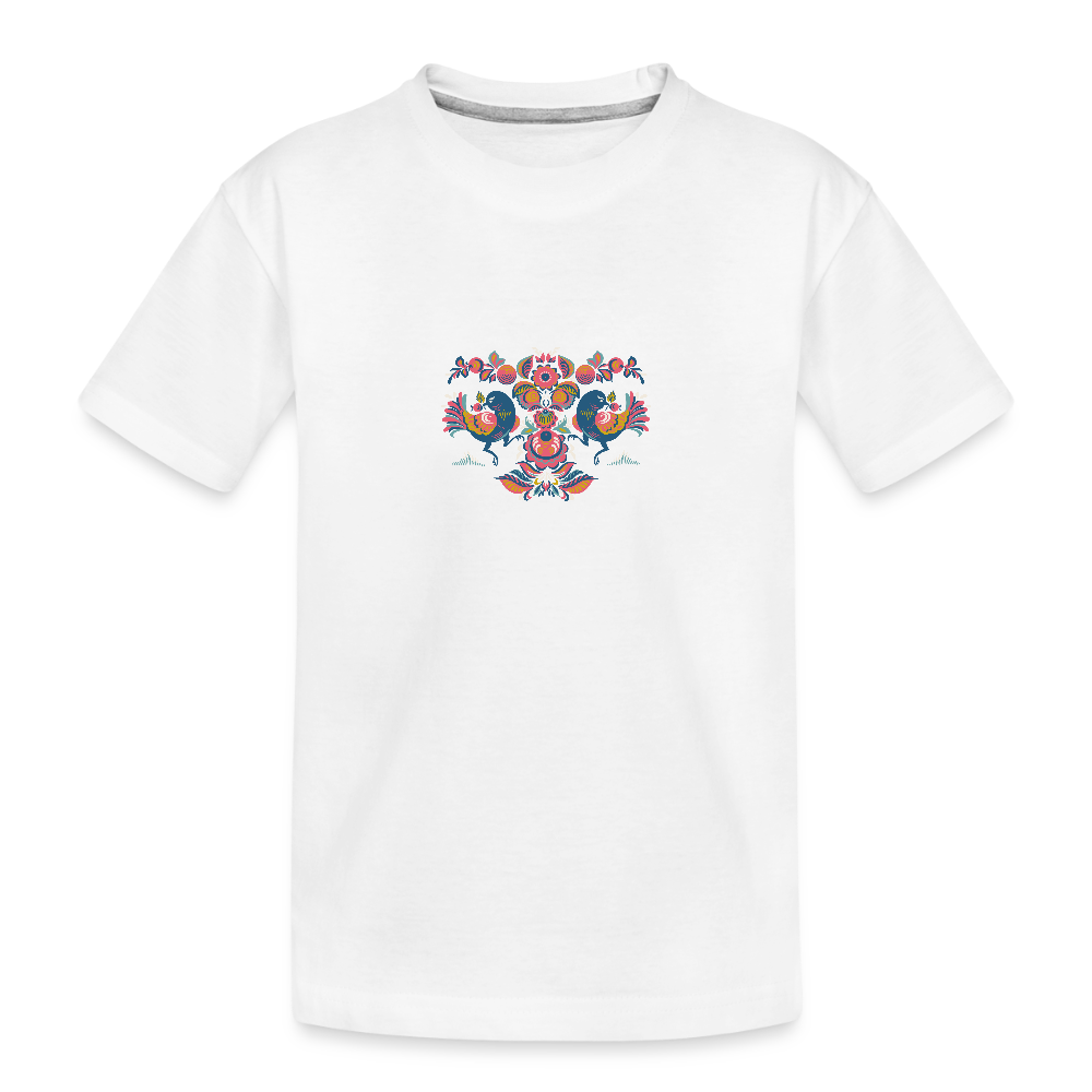 Kinderen premium biologisch T-shirt - wit