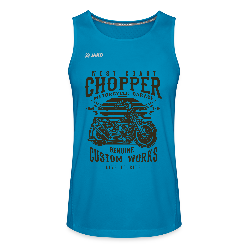 JAKO Mannen tanktop Run 2.0 - saffierblauw