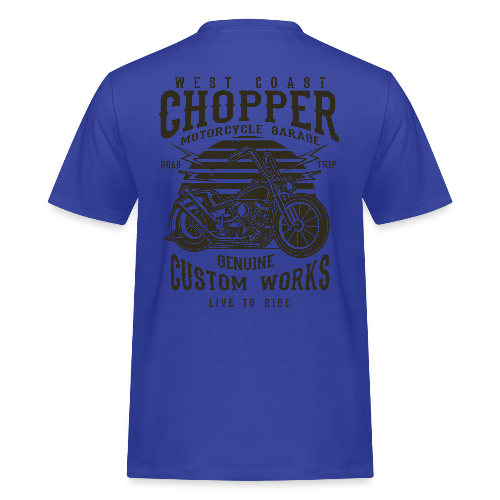 Mannen Workwear T-shirt - royal blauw
