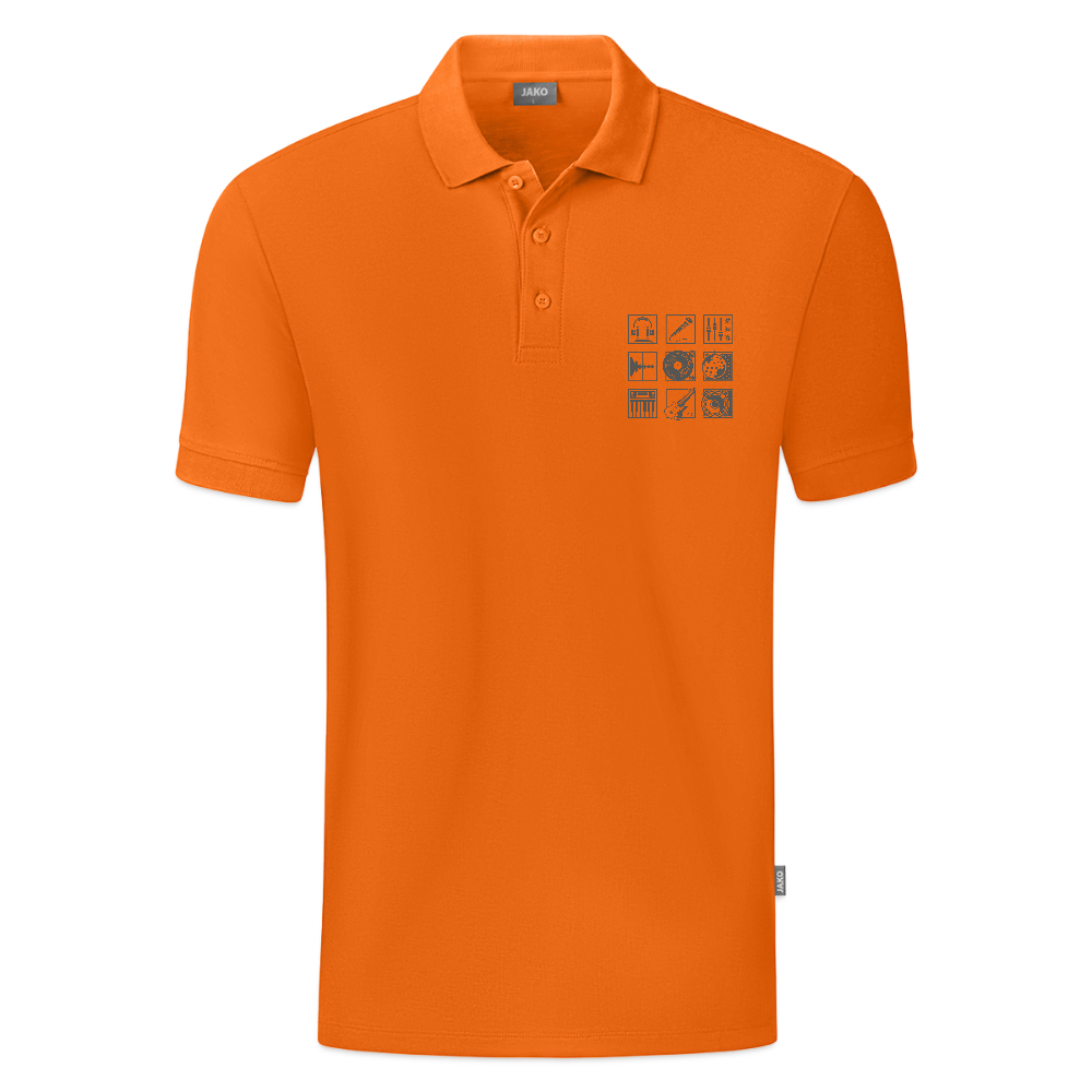 JAKO Kinderpolo Organic - neonoranje