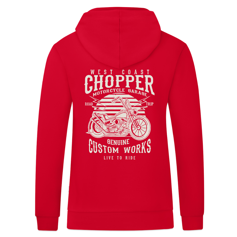JAKO Ziphoodie Organic - rood