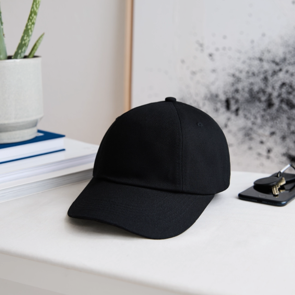 Baseballcap - zwart/zwart