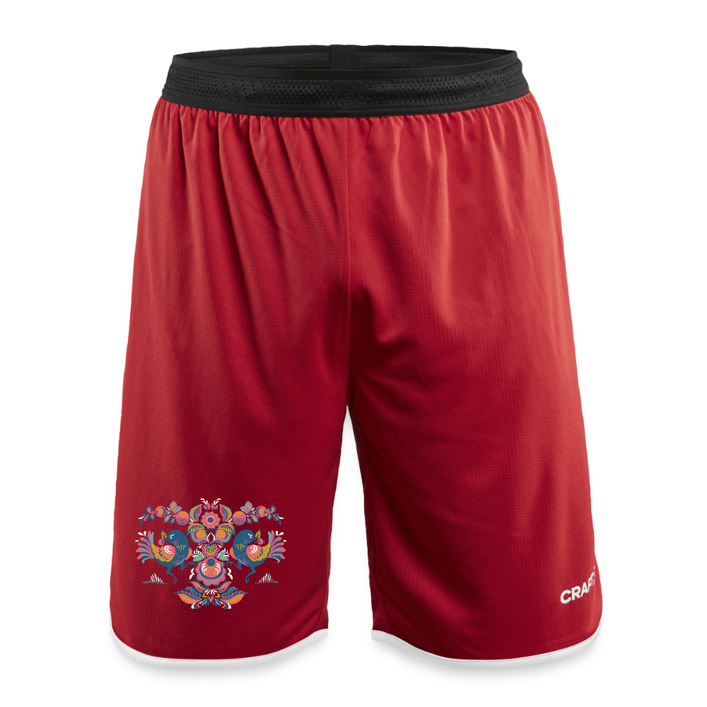 CRAFT Progress mannen basketbalshorts - donkerrood