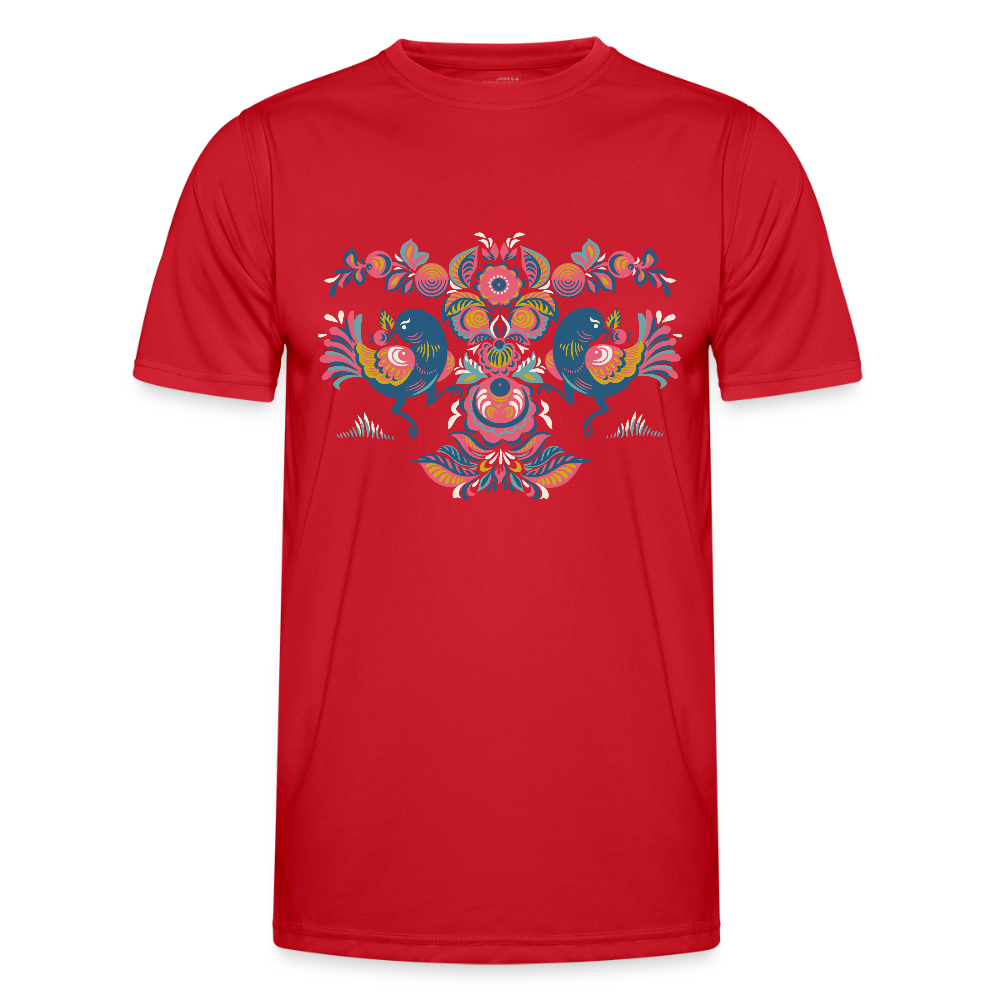 Functioneel T-shirt voor mannen - rood