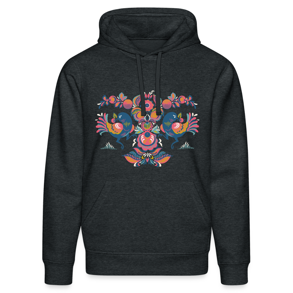 Stanley/Stella Uniseks bio-hoodie DRUMMER - donkergrijs gemêleerd