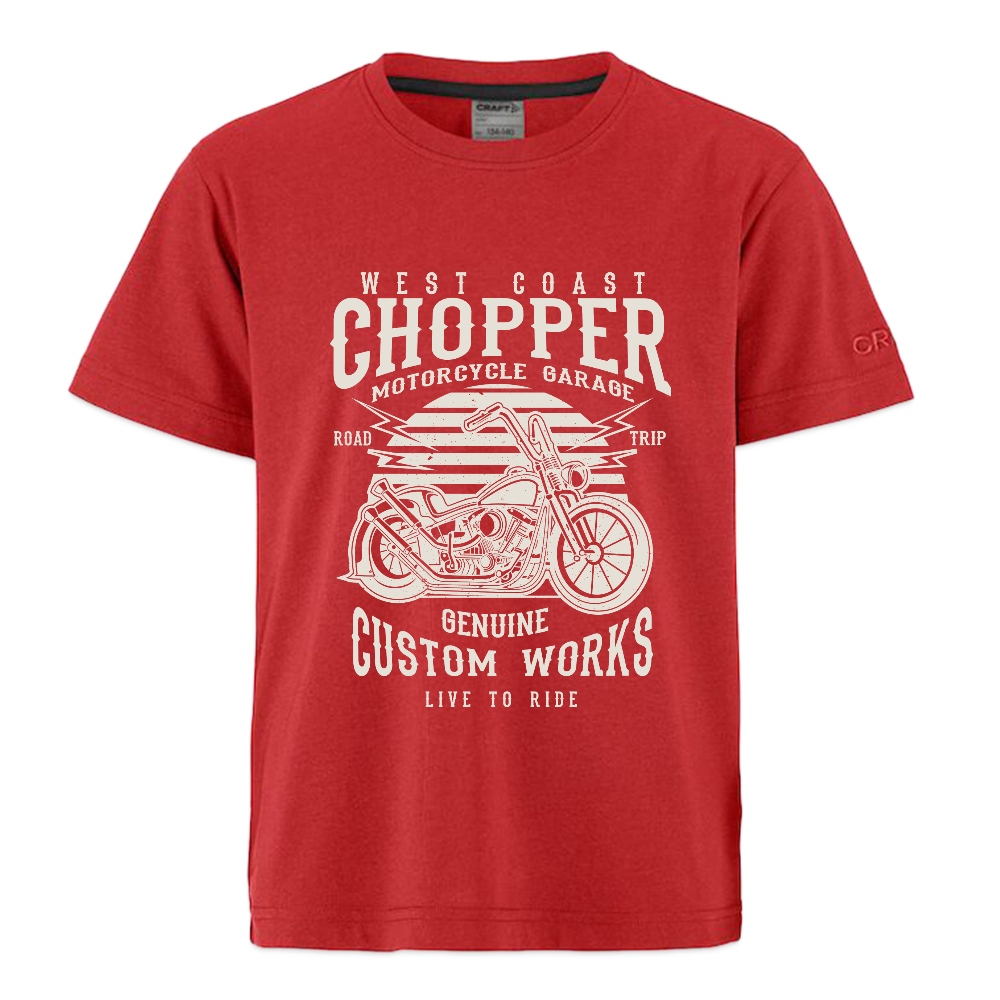 CRAFT Community 2.0 tieners T-shirt - rood
