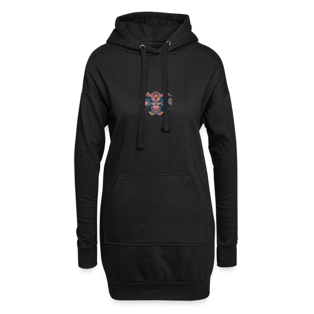 Hoodiejurk - zwart