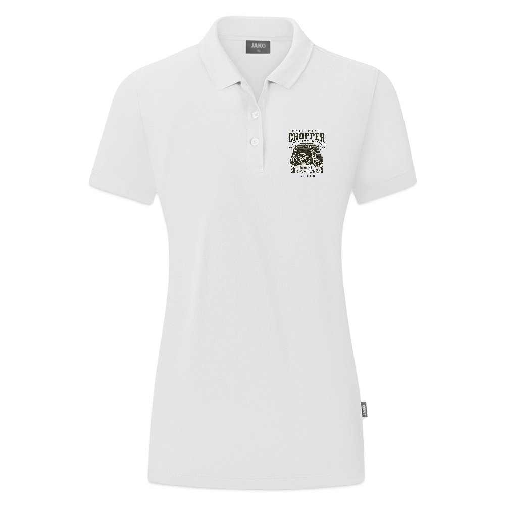 JAKO Vrouwen polo Organic - wit