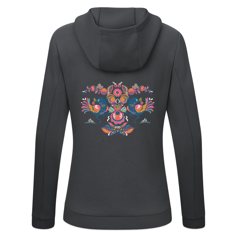 JAKO Vrouwen ziphoodie Pro Casual - grafietgrijs