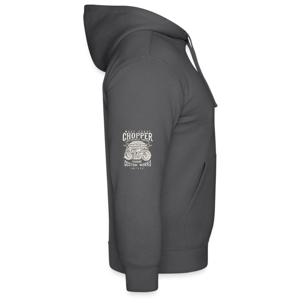 Mannenhoodie van Russell - grijs