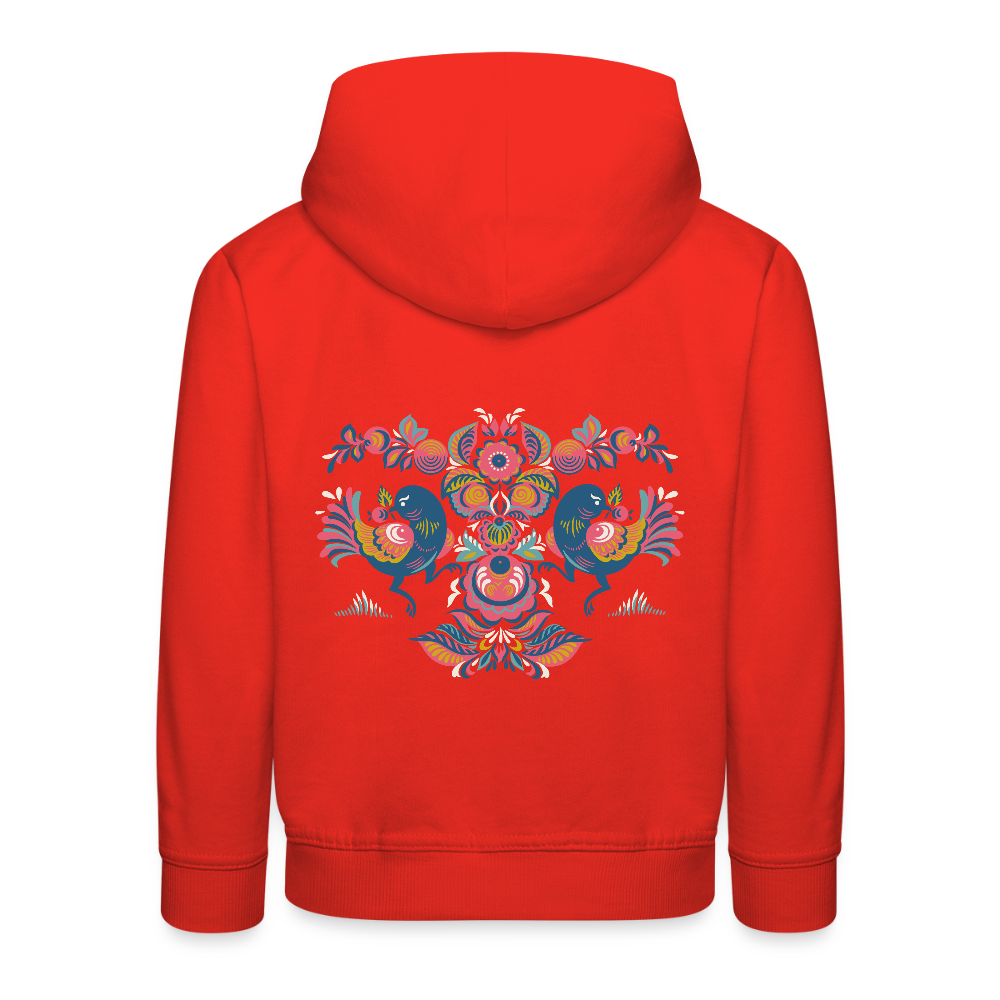 Kinderen trui Premium met capuchon - rood