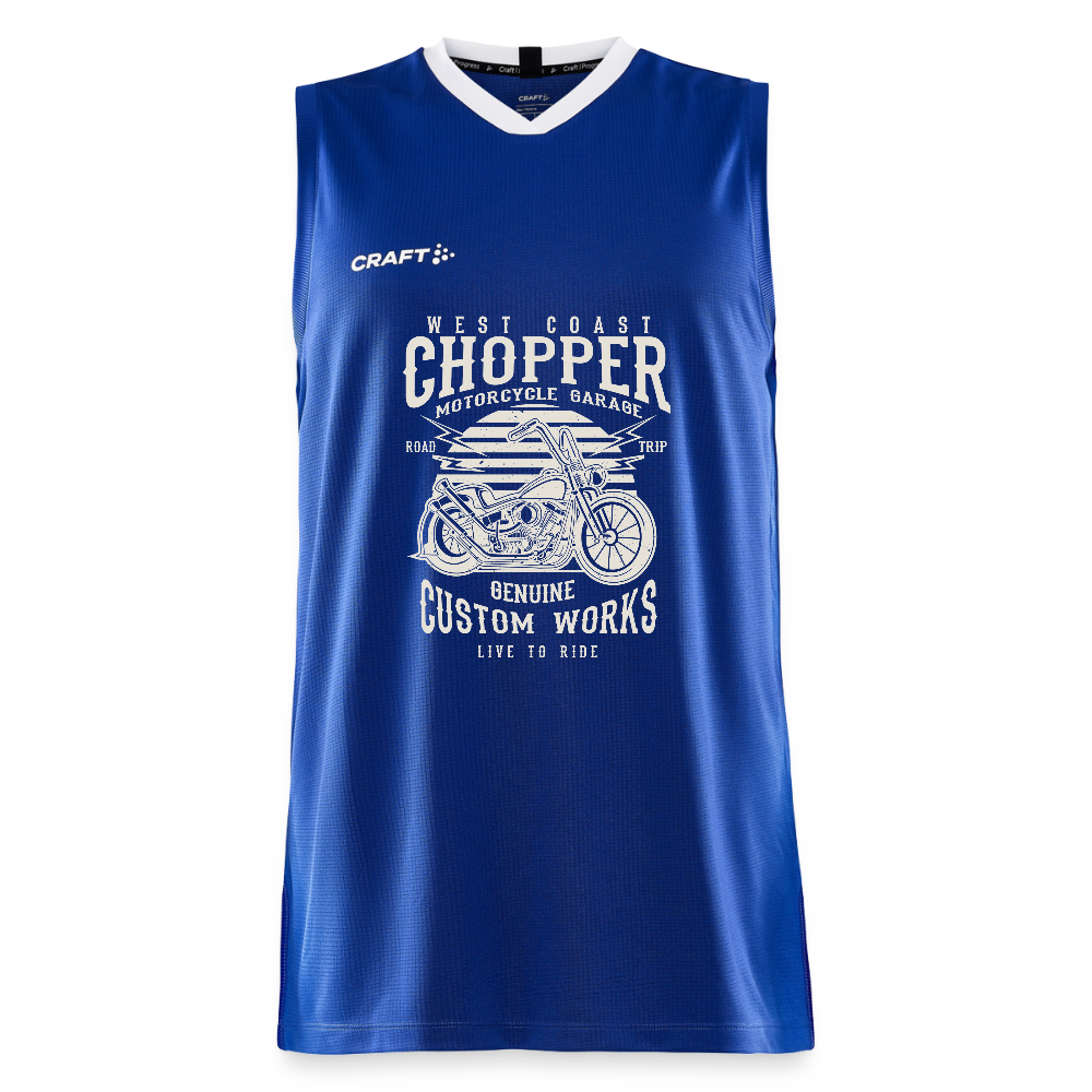 CRAFT Progress kinder-basketbalshirt - koningsblauw