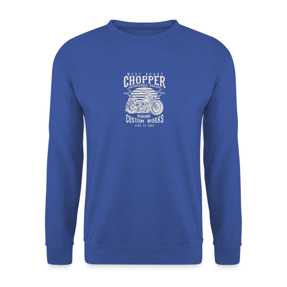 Unisex sweater - koningsblauw