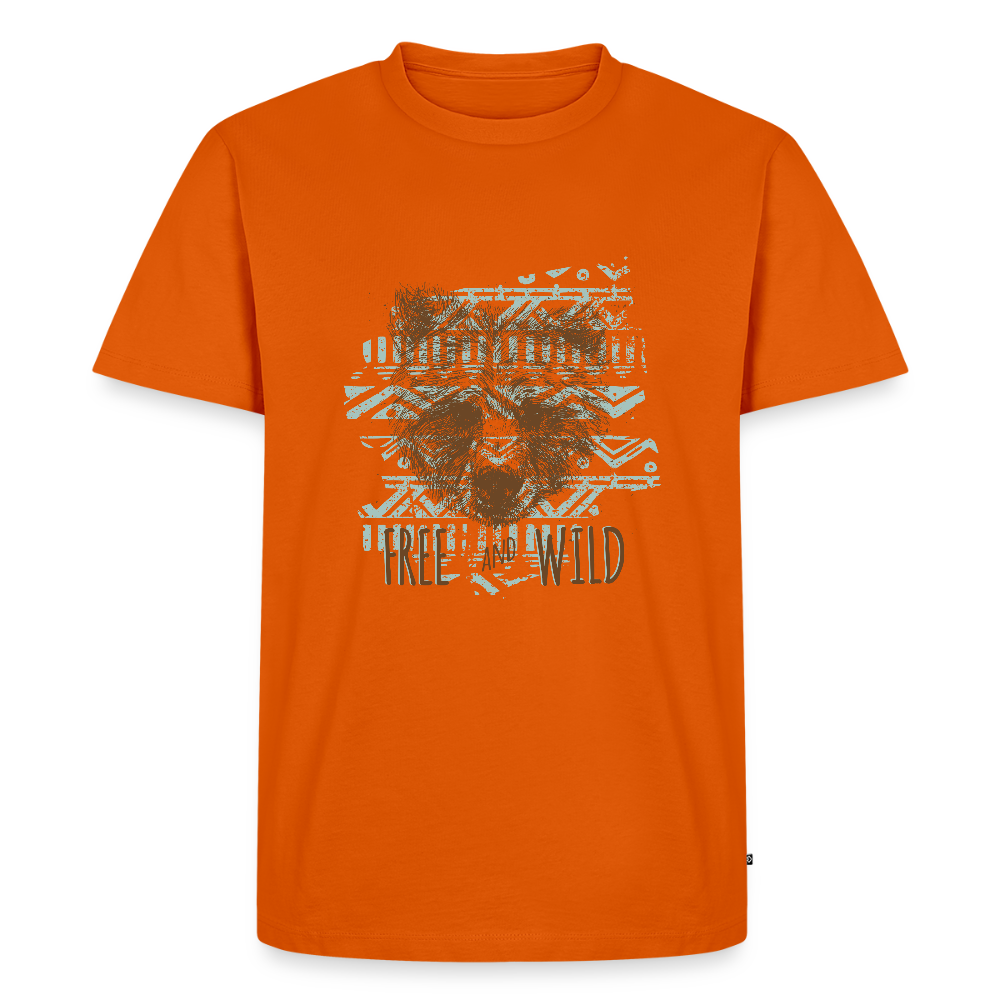 Mannen Premium T-shirt - oranje