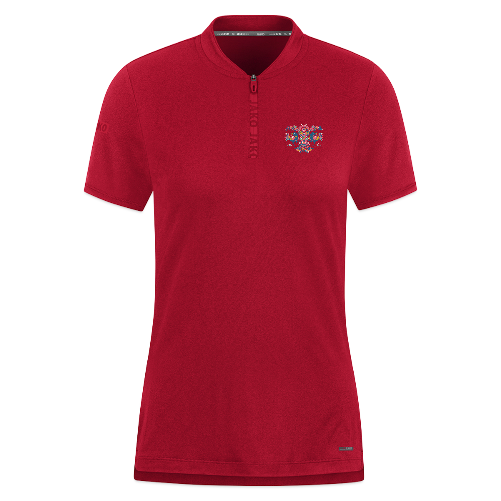JAKO Vrouwen poloshirt Pro Casual - donkerrood