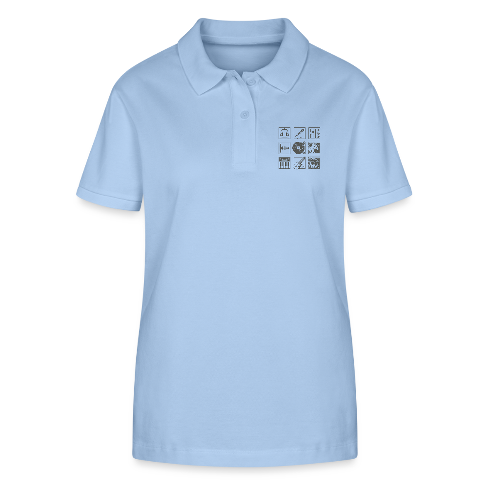Stanley/Stella Vrouwen bio poloshirt ELLISER - sky blue