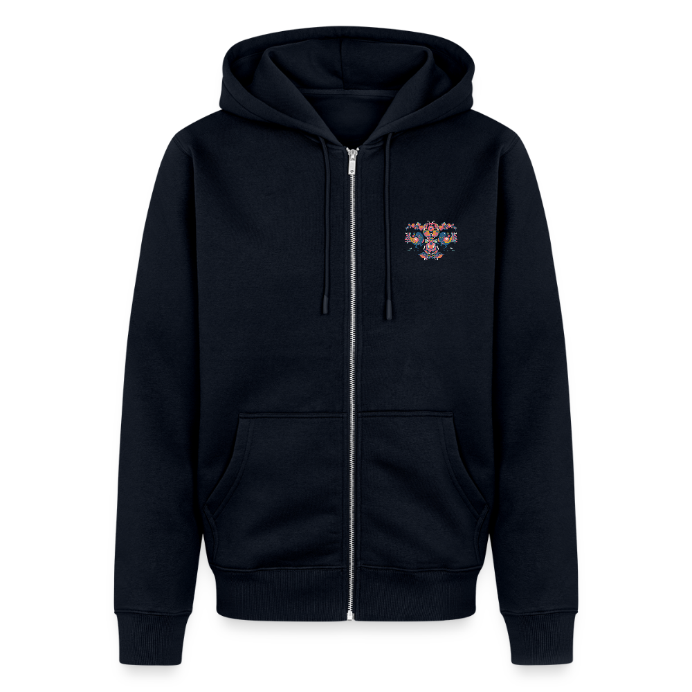 Mannenjack Premium met capuchon - navy