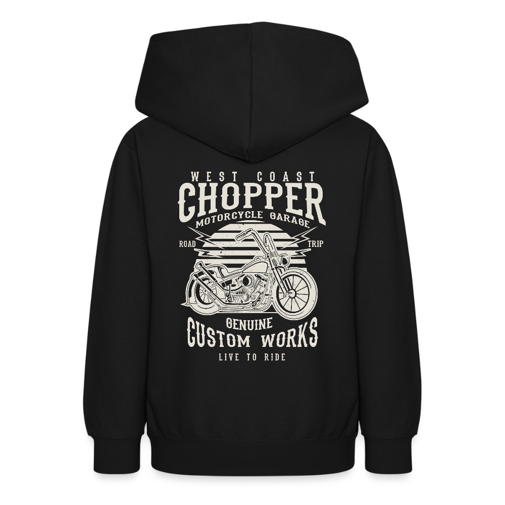Teenager hoodie - zwart