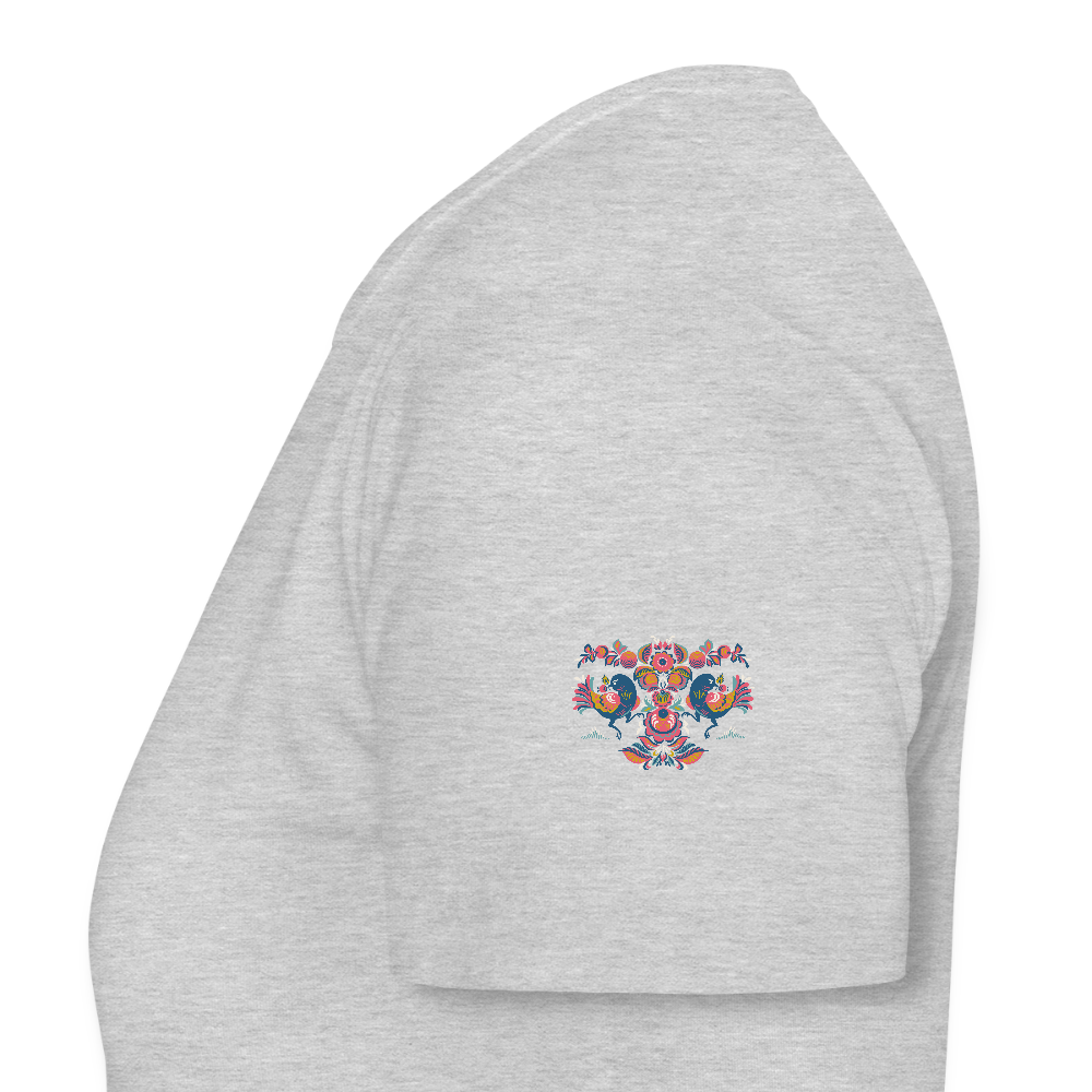 Vrouwen T-shirt - grijs gemêleerd
