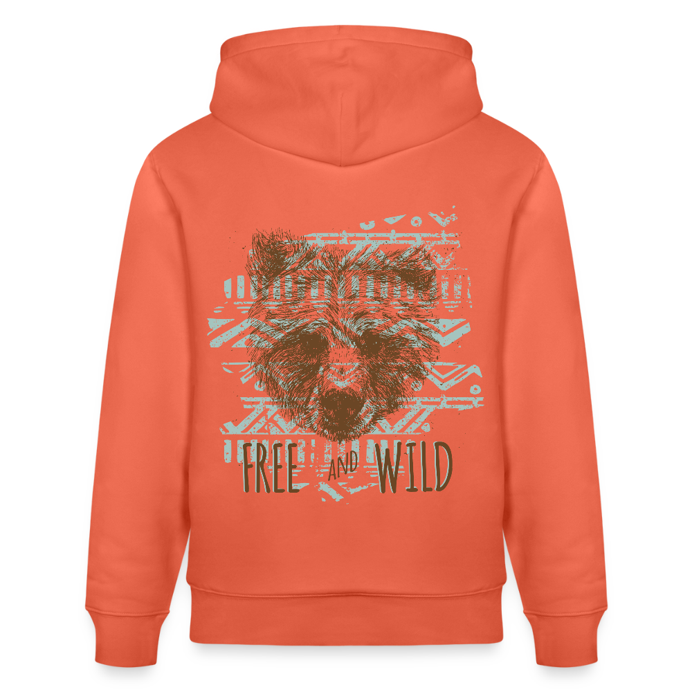 Stanley/Stella Uniseks bio-hoodie CRUISER - lichtrood