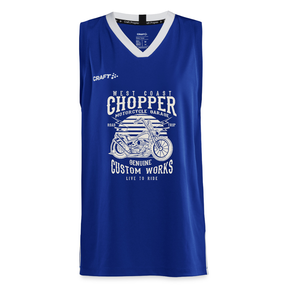 CRAFT Progress teenager basketbalshirt - koningsblauw