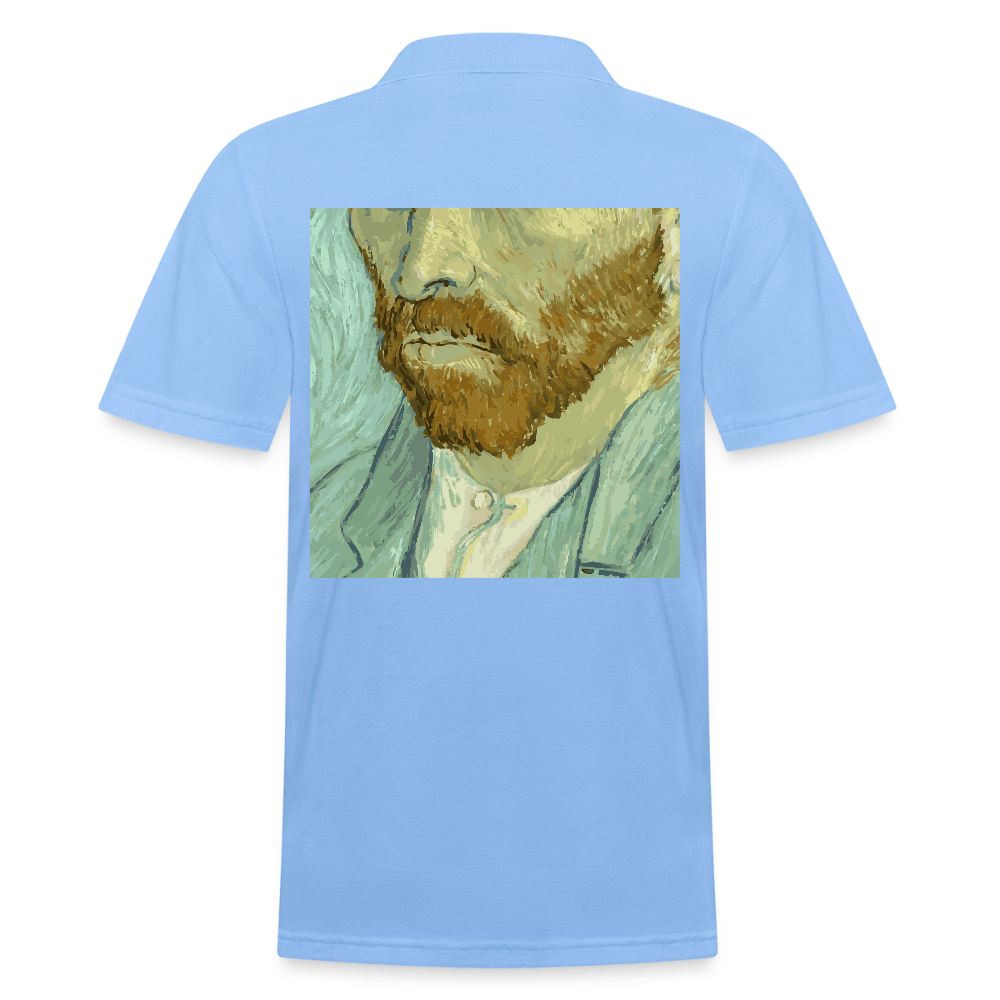 Mannen poloshirt - hemelsblauw