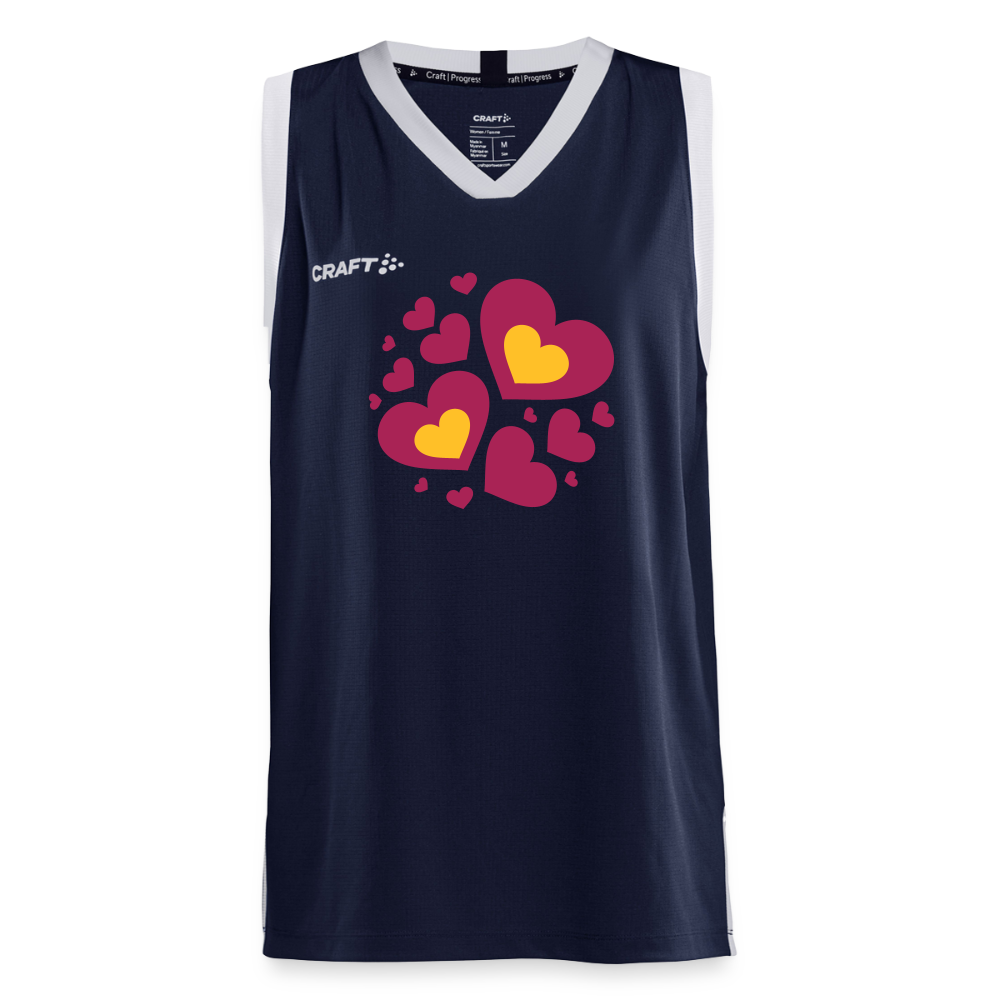CRAFT Progress kinder-basketbalshirt - navy