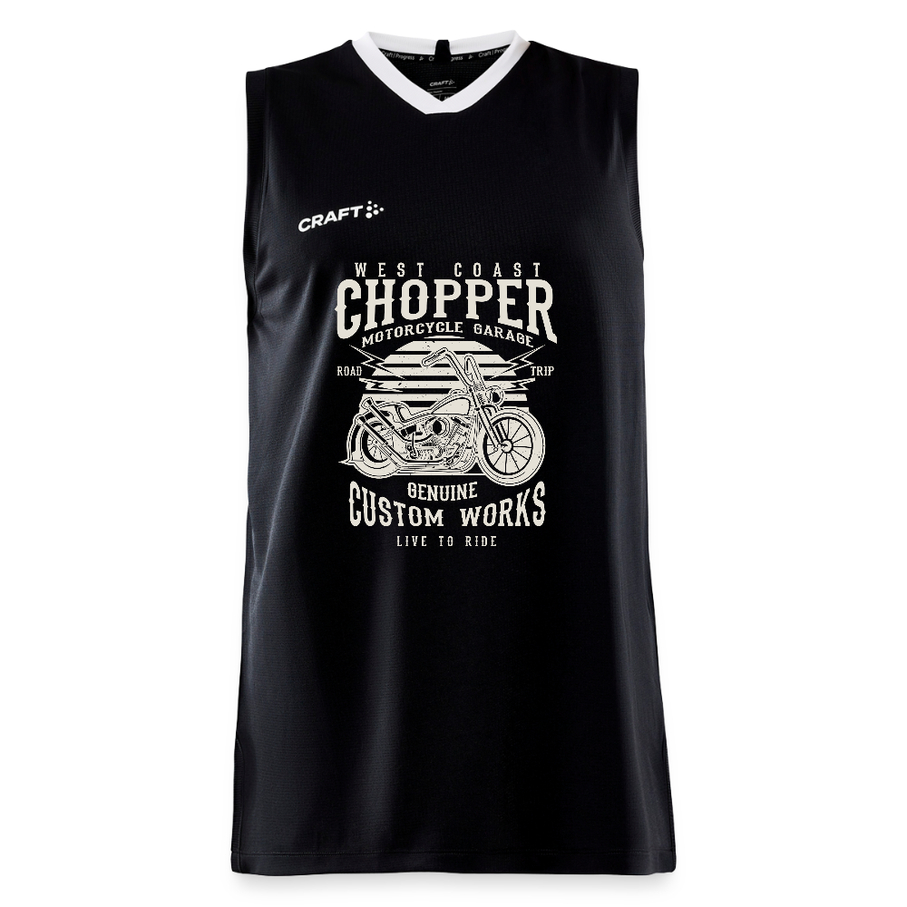 CRAFT Progress kinder-basketbalshirt - zwart