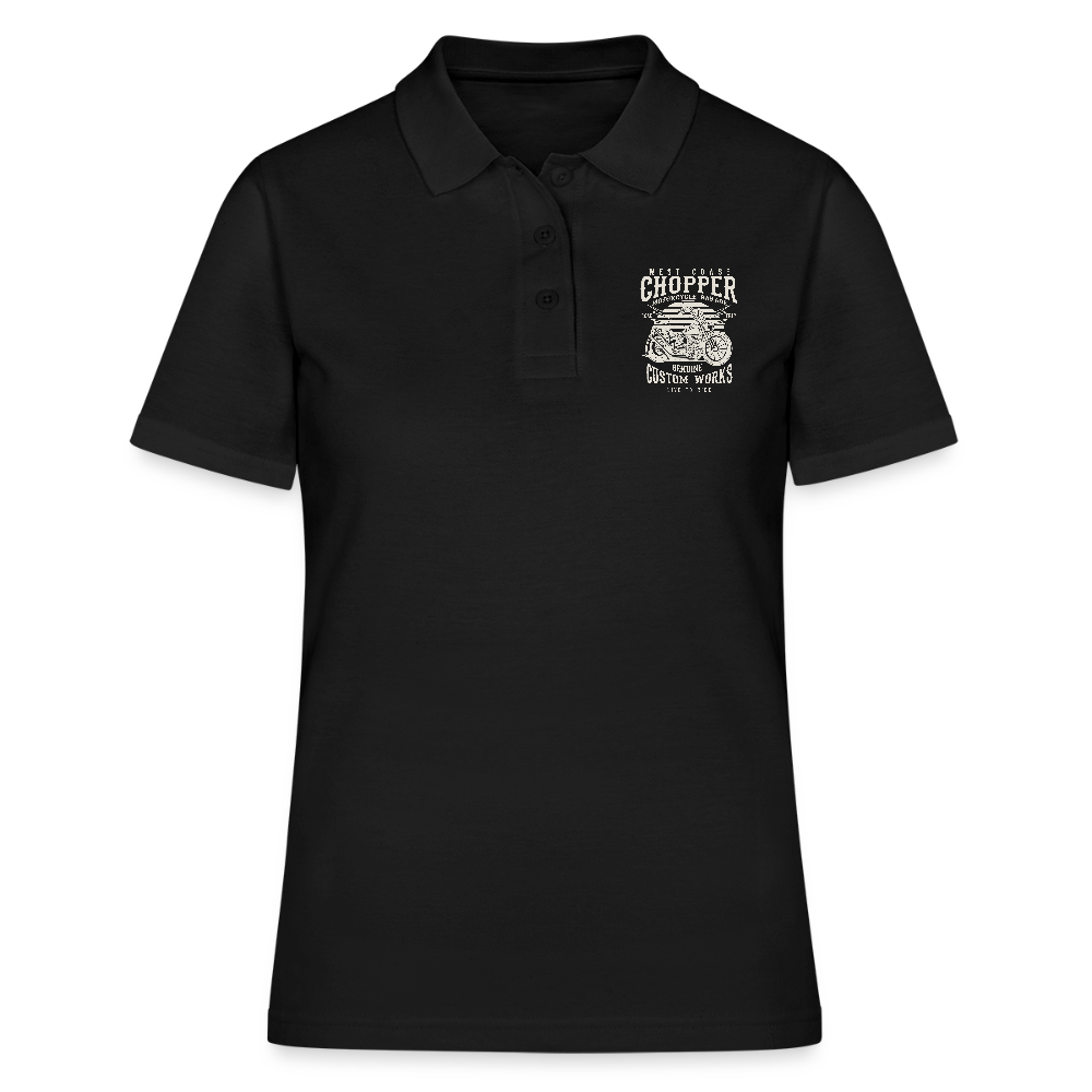 Women's Polo Shirt - zwart