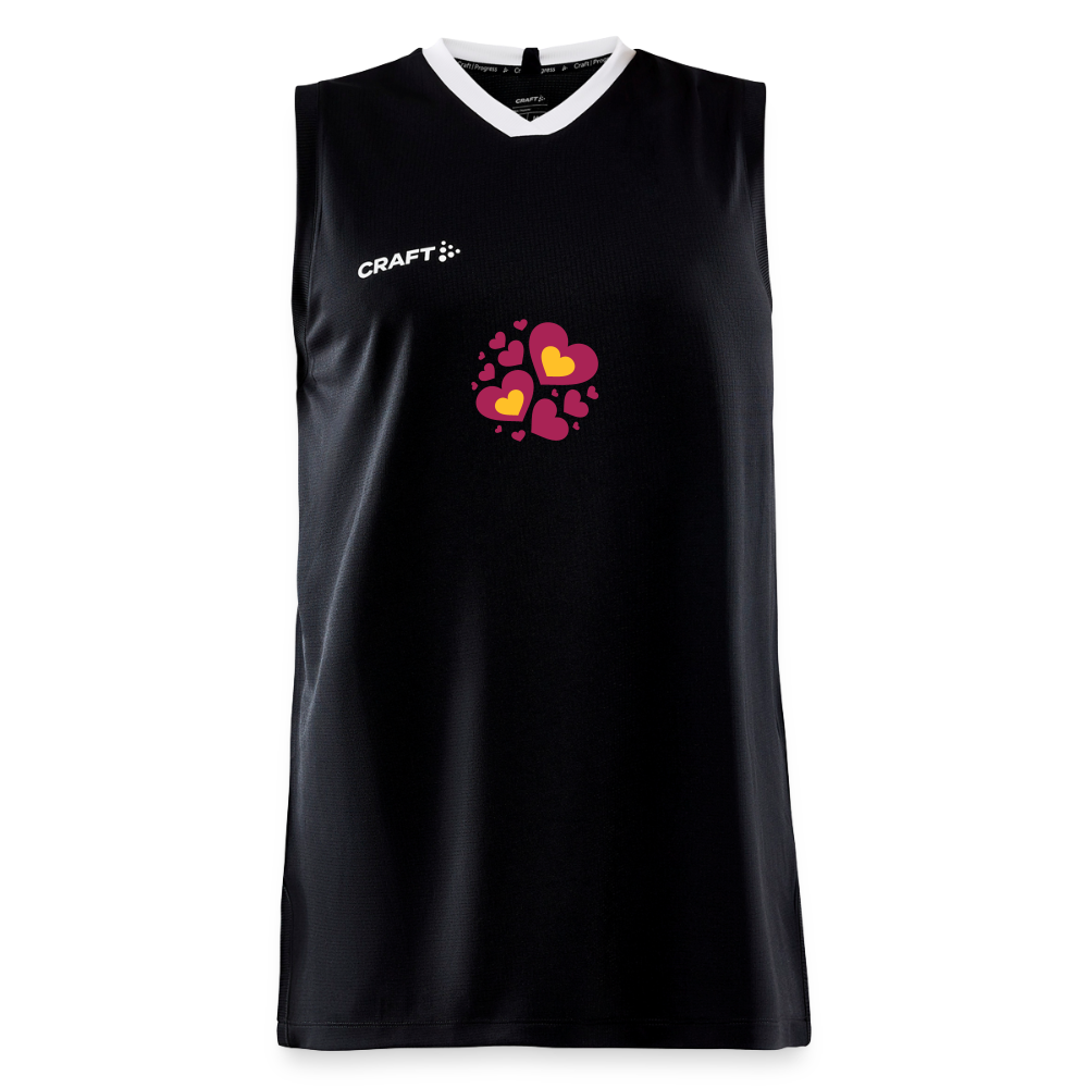 CRAFT Progress kinder-basketbalshirt - zwart