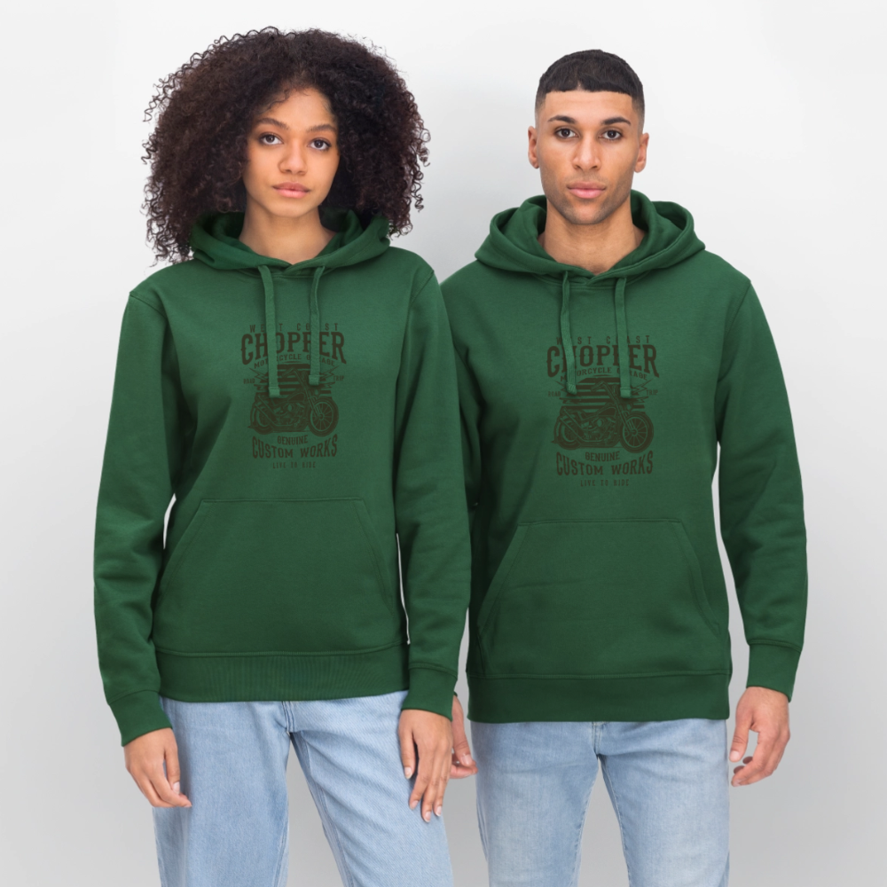 Stanley/Stella Uniseks bio-hoodie DRUMMER - bottlegreen
