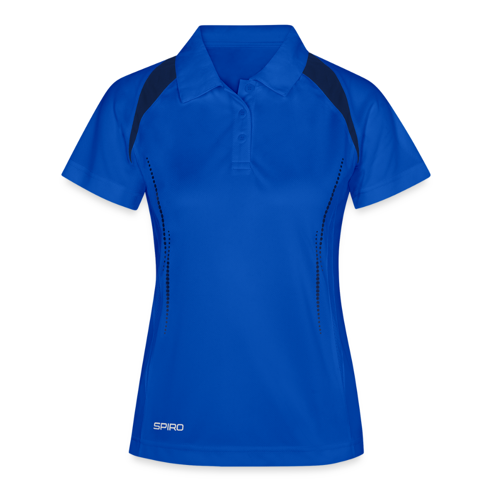 Vrouwen polo ademend - koningsblauw/navy