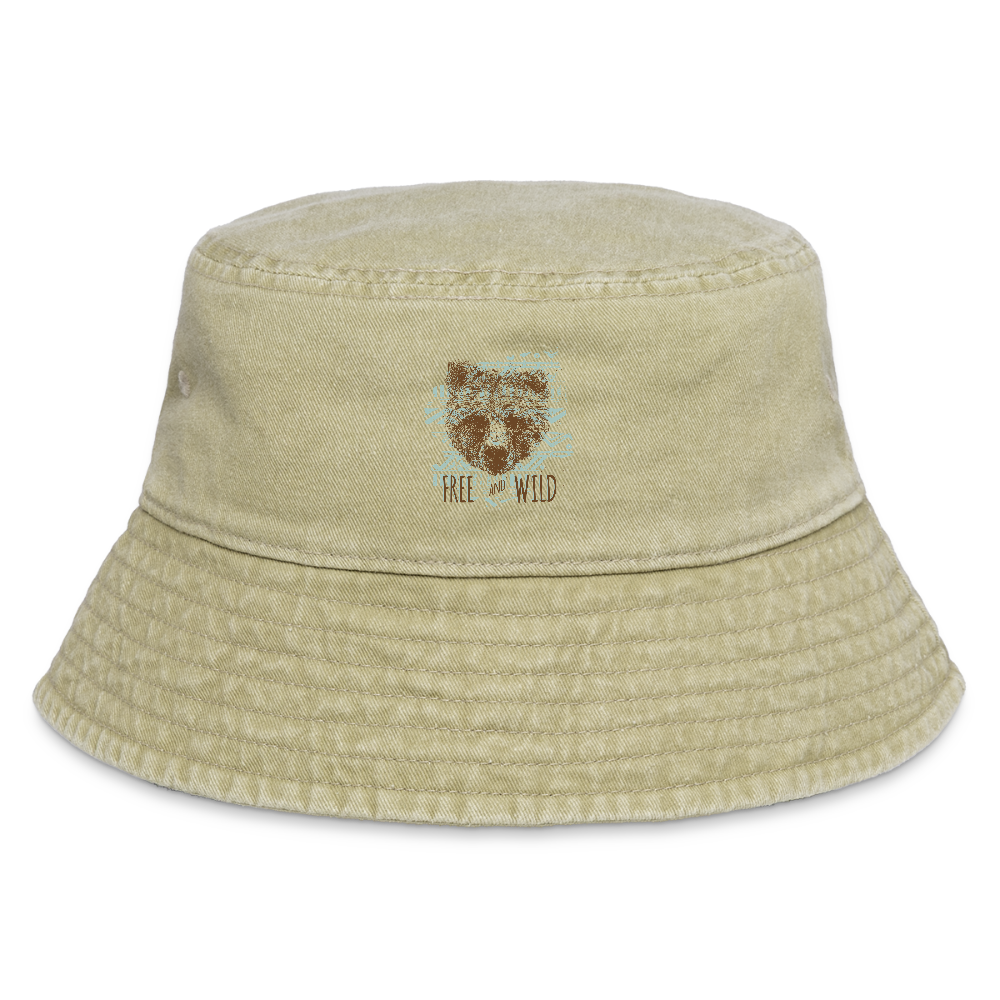 Vintage vissershoed - vintage beige