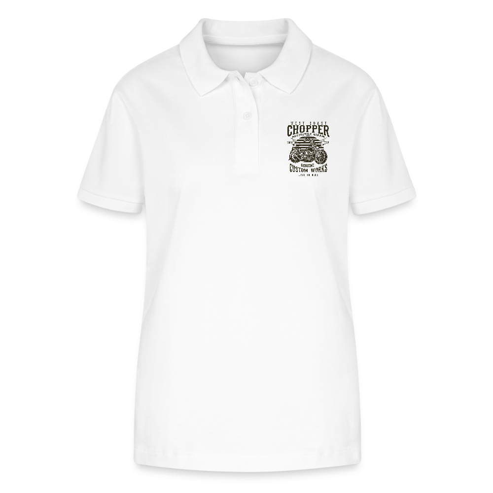 Stanley/Stella Vrouwen bio poloshirt ELLISER - wit