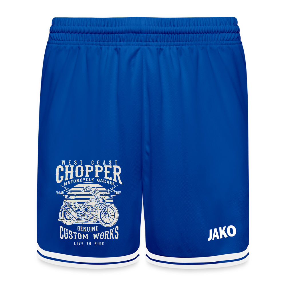 JAKO Kinderbasketbalshort Center 2.0 - royal/wit