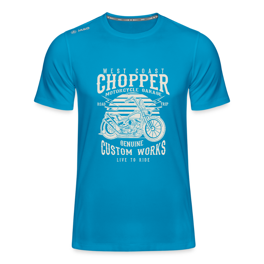 JAKO Mannen T-shirt Run 2.0 - saffierblauw