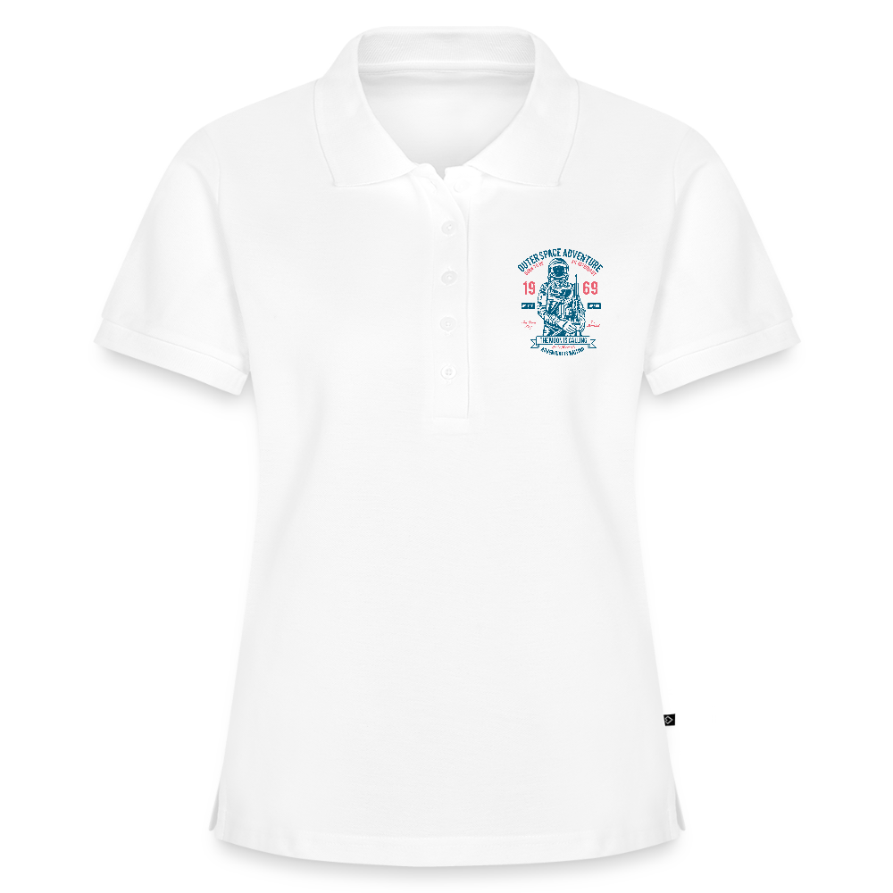 Vrouwen Premium Bio Poloshirt - wit