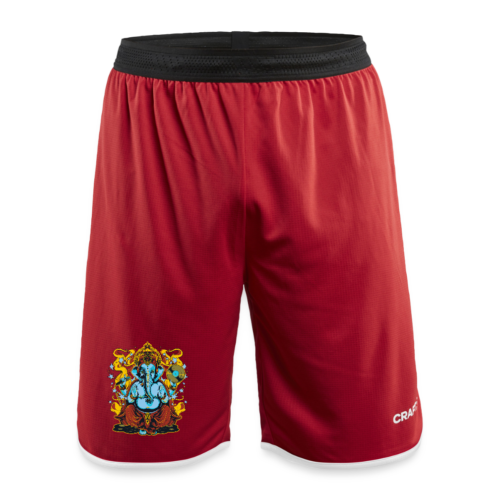 CRAFT Progress mannen basketbalshorts - donkerrood