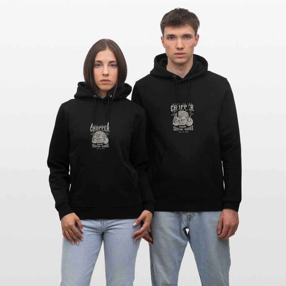 Stanley/Stella Uniseks bio-hoodie CRUISER - zwart